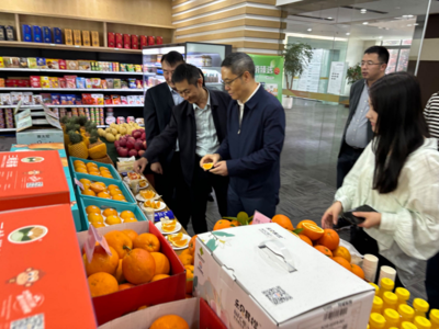 重慶市財政局黨組成員、二級巡視員唐峰帶隊考察調(diào)研市農(nóng)產(chǎn)品集團